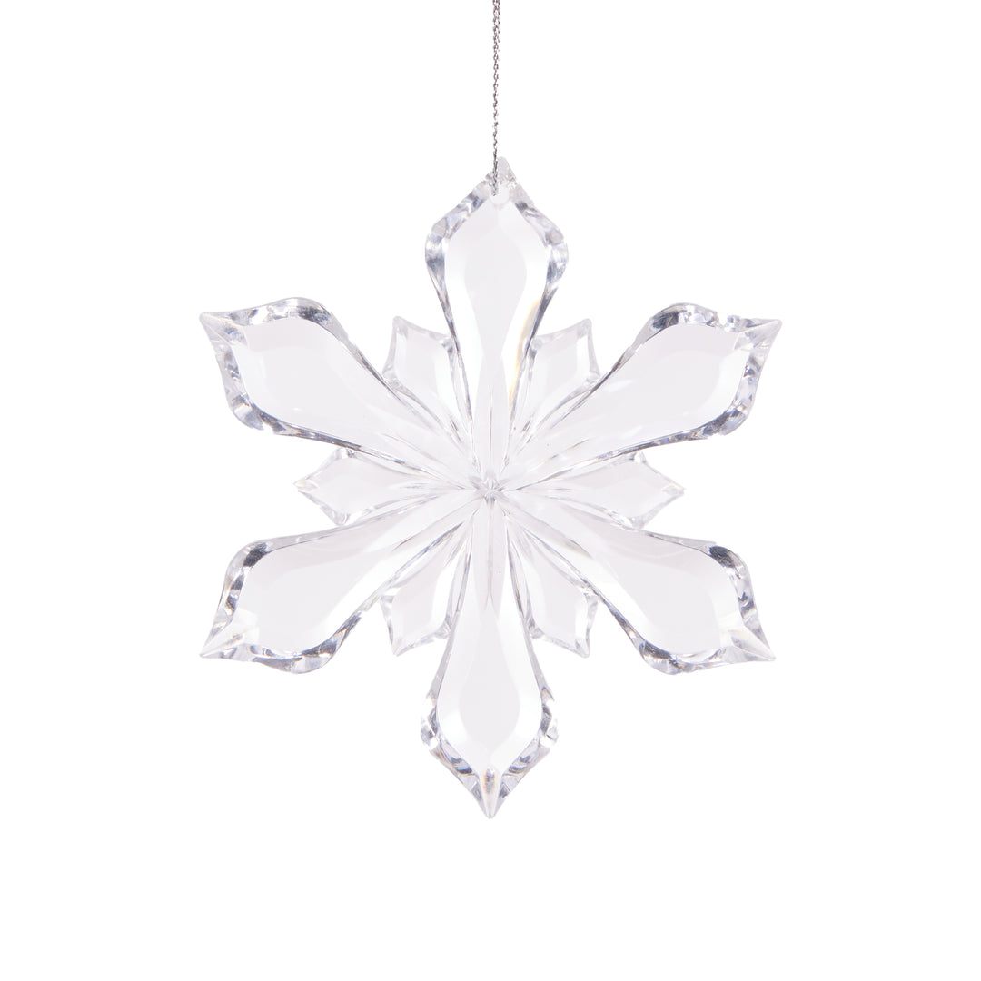 Holly & Ivy | Clear Snowflake Hanging