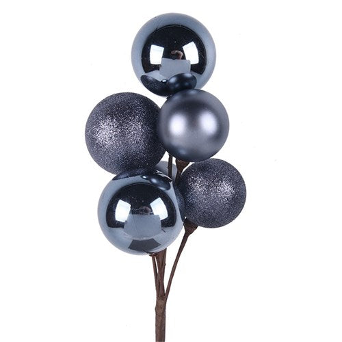 Bauble Cluster - Silver Grey