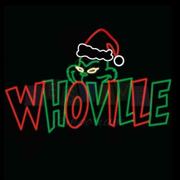 Whoville Sign | Christmas Motif Light