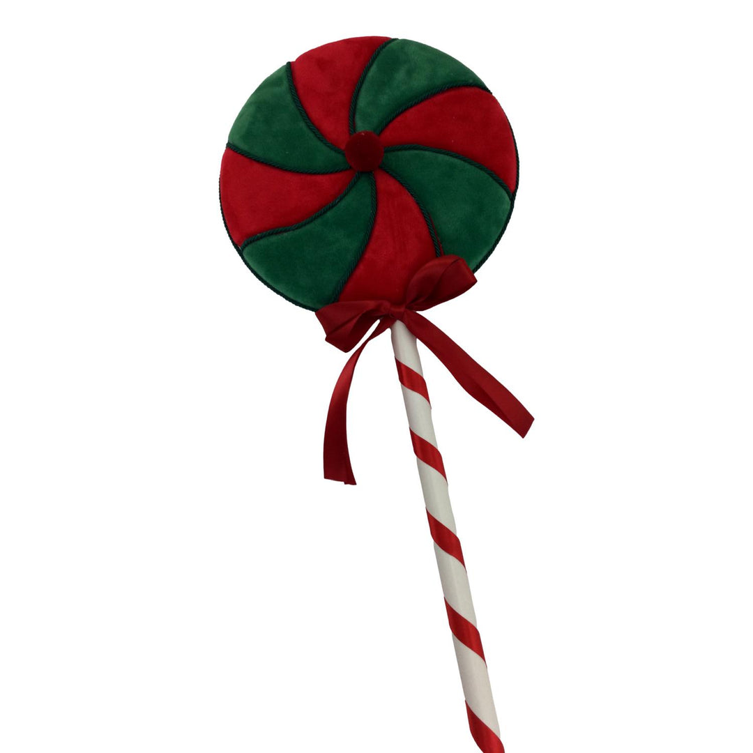 Swirl Green Red Lollypop