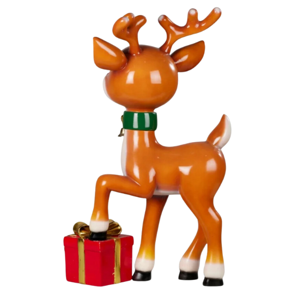 Christmas Reindeer w/ Present