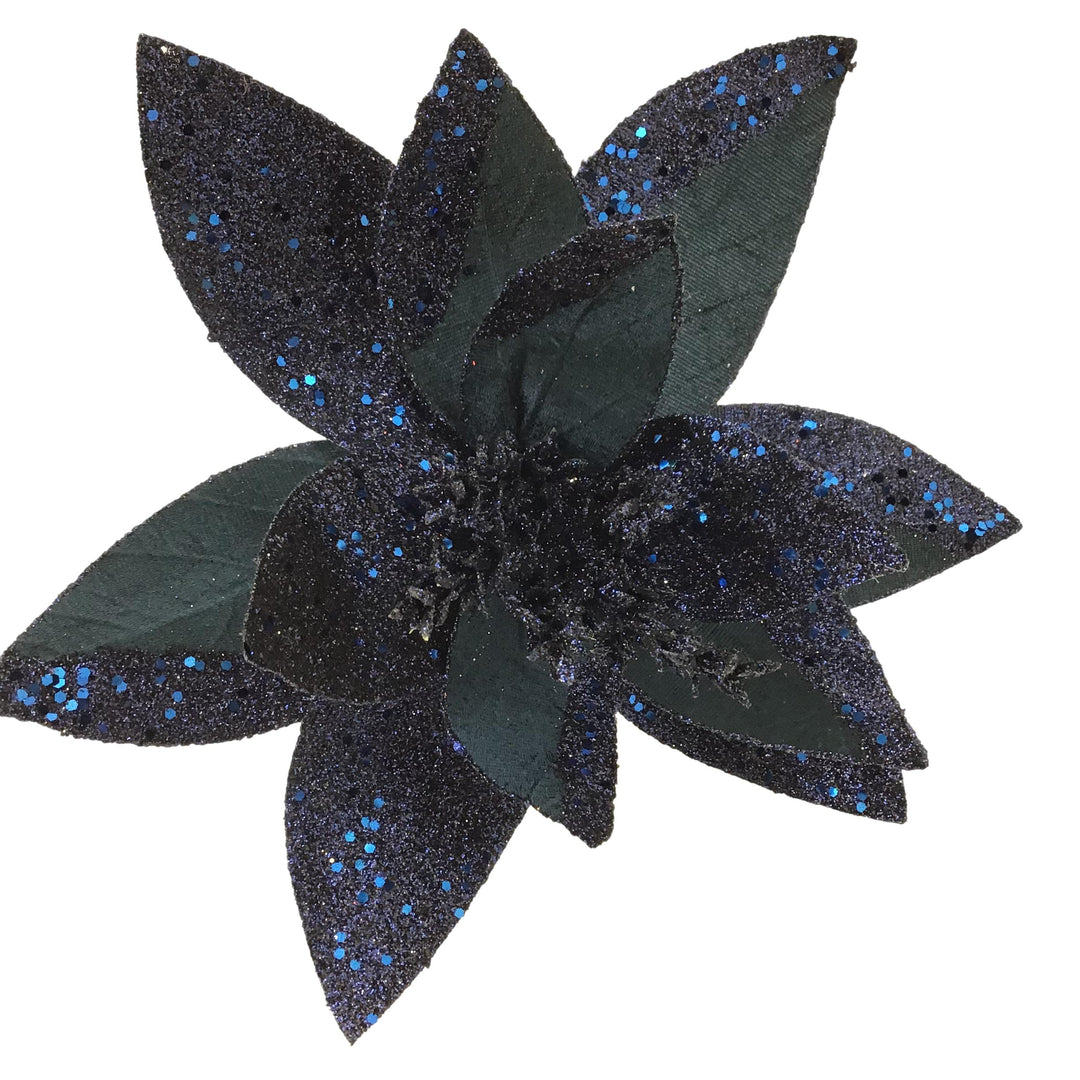 Navy Blue Poinsettia