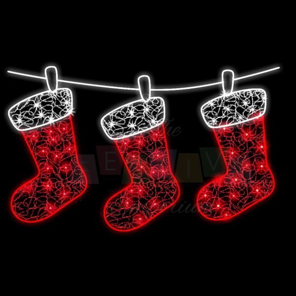 Hanging Stockings | Christmas Motif Light