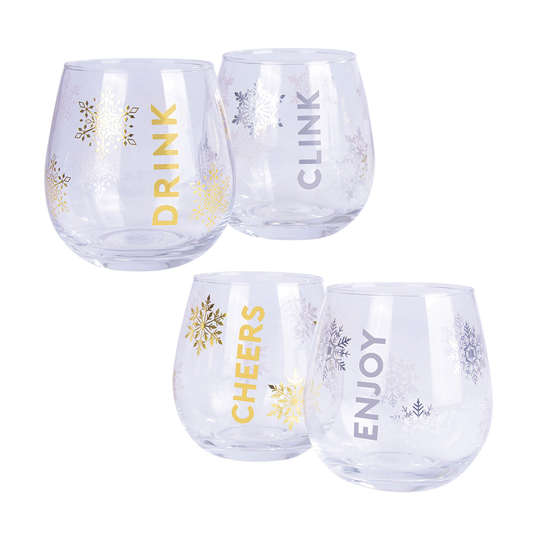 Festive Wine Glass Set