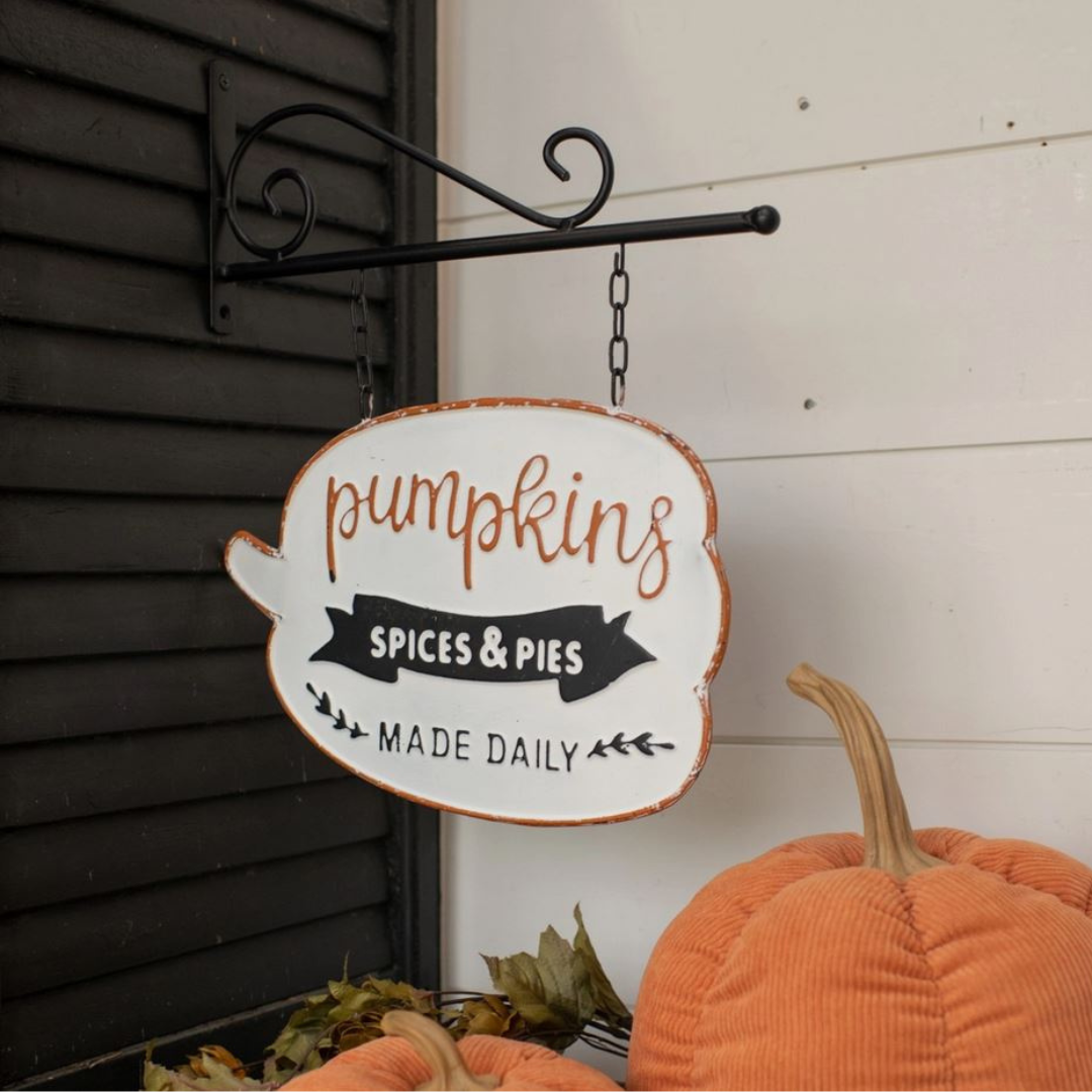 Pumpkin Hanging Sign