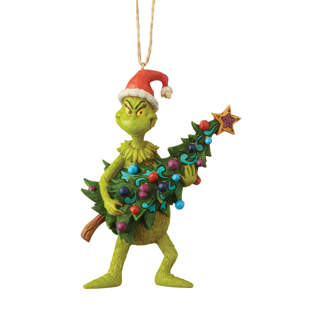 Grinch by Jim Shore  | Stealing Tree Ornament
