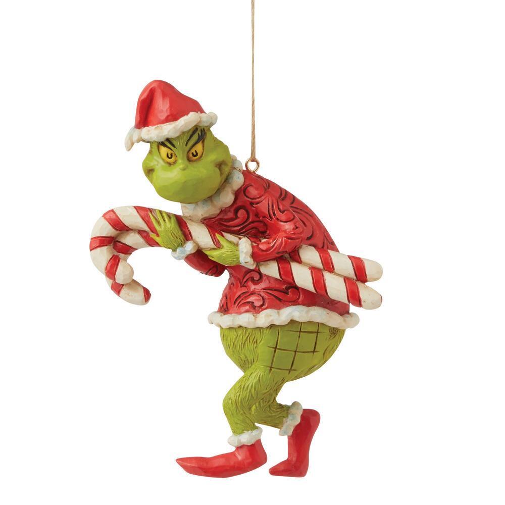 Grinch by Jim Shore | Grinch Stealing CandyCanes Ornament