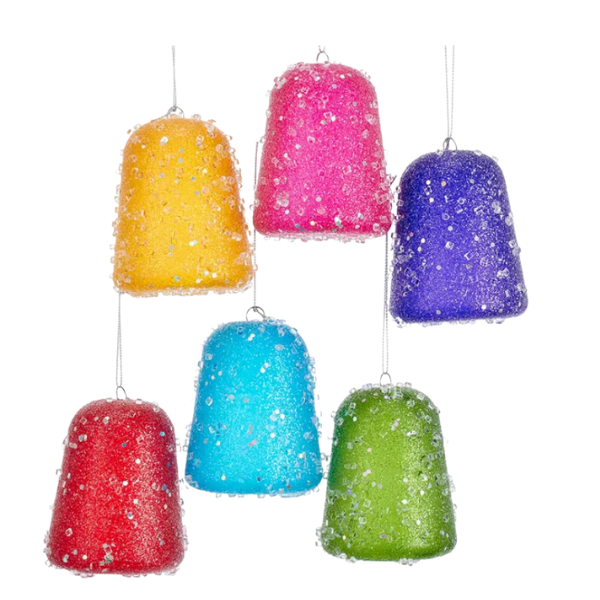 Kurt Adler | Glittered Gumdrop Ornaments