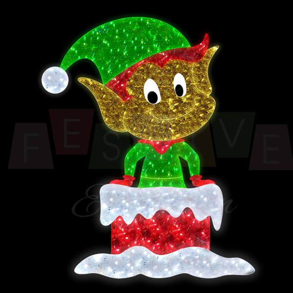 Chimney Elf | Christmas Motif Light