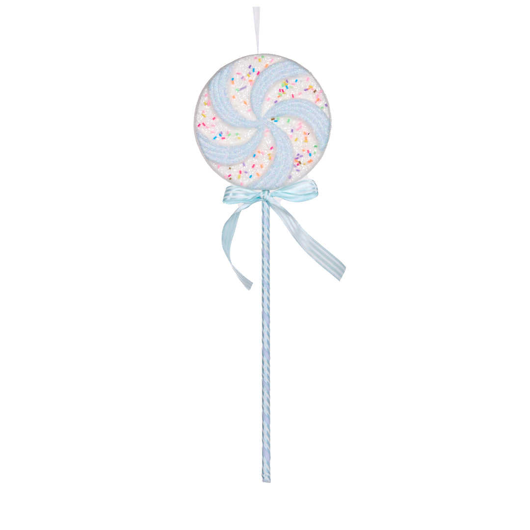 Holly & Ivy | Pastel Blue Swirl Lollipop