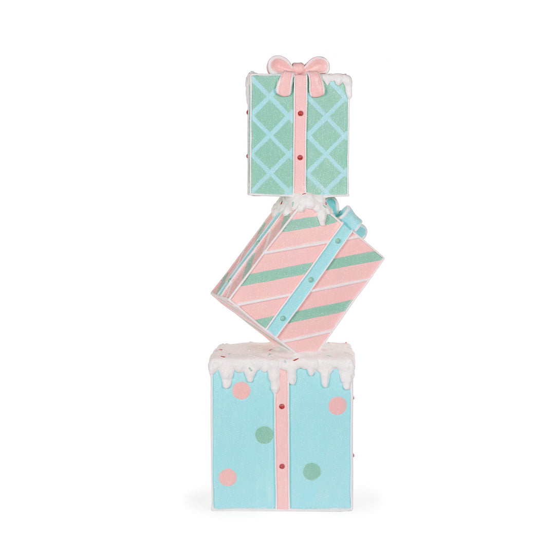 Holly & Ivy | Piped Present Stack