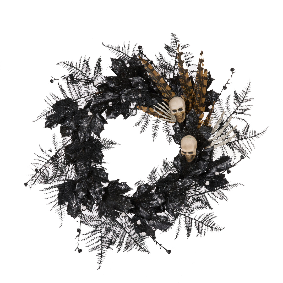 Holly & Ivy | Spooky Skull Wreath