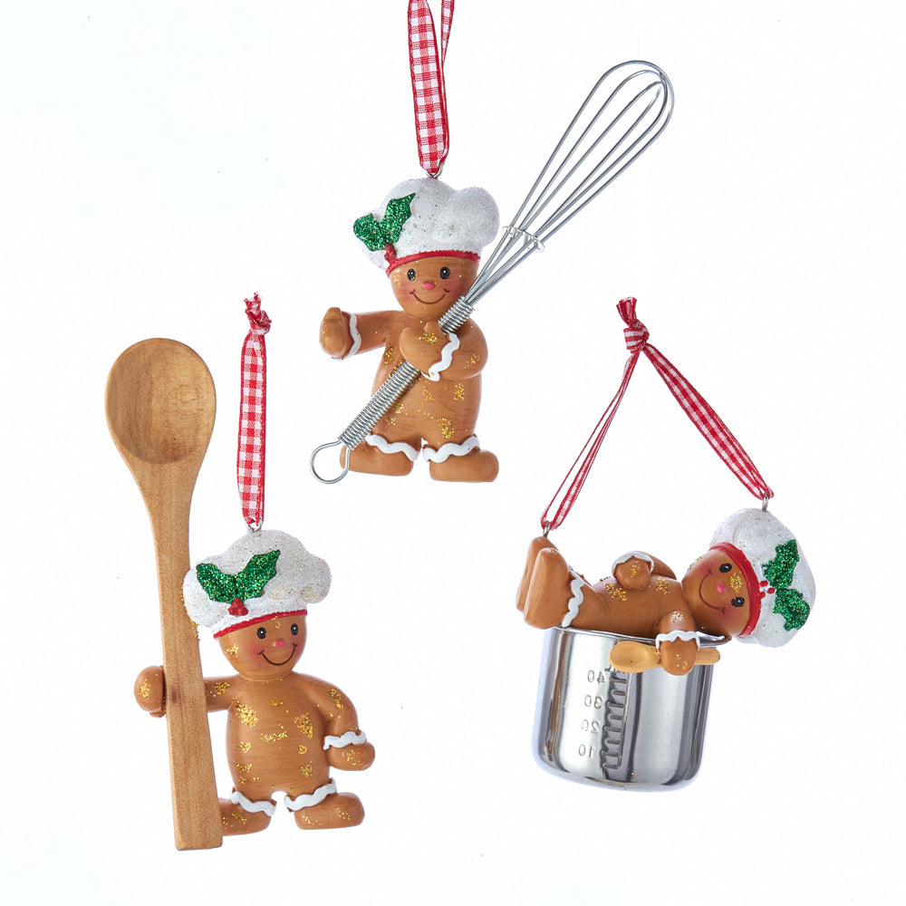 Kurt Adler | Gingerbread Boy Ornaments