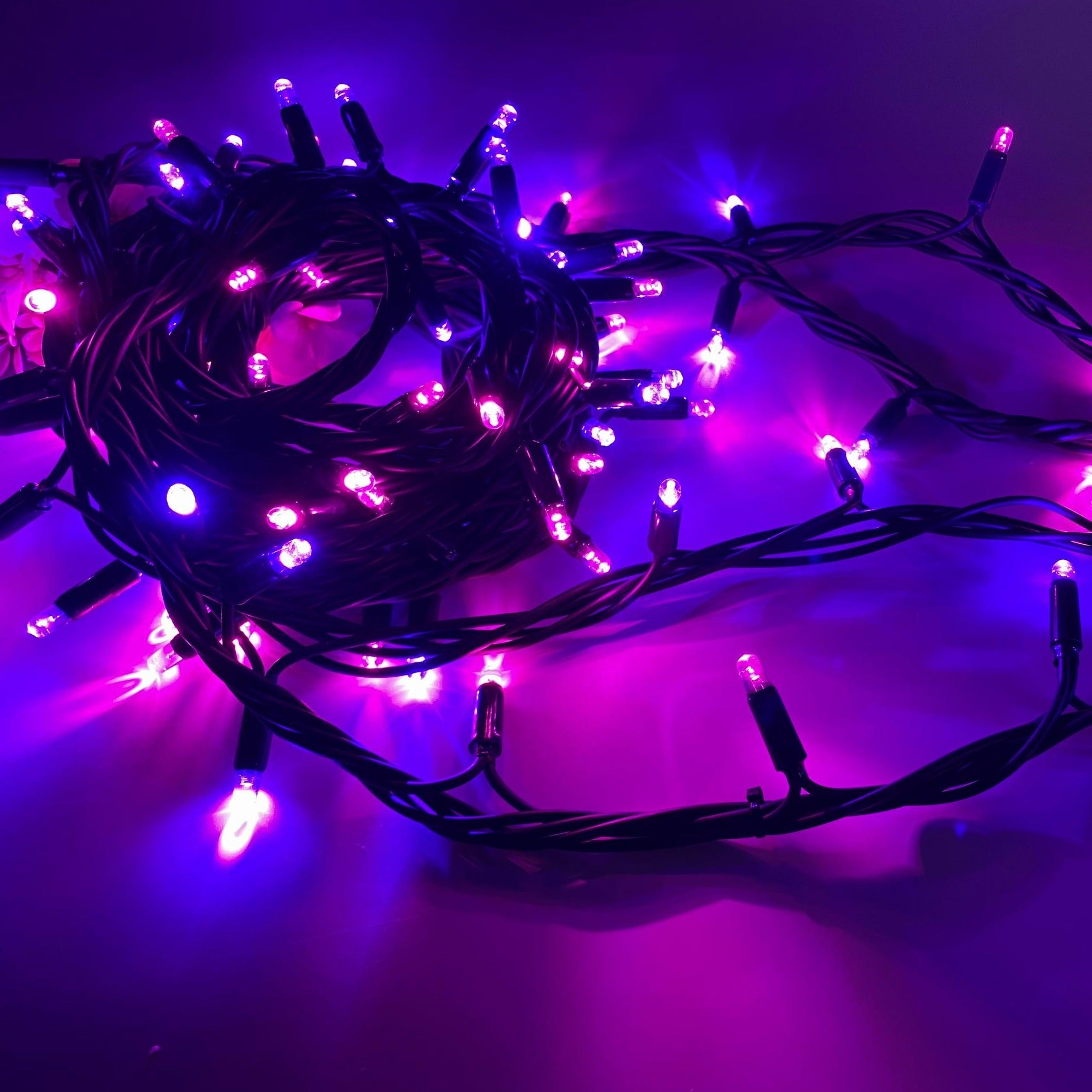 Pink and deals purple christmas lights