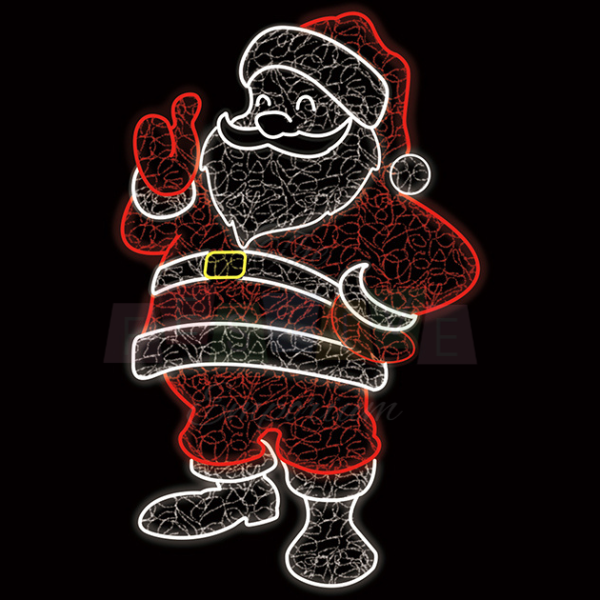 Standing Santa | Christmas Motif Light