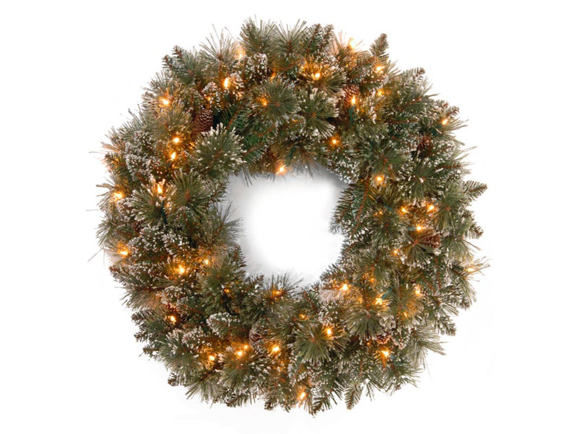 National Tree Company | Glitterly Bristle Wreath