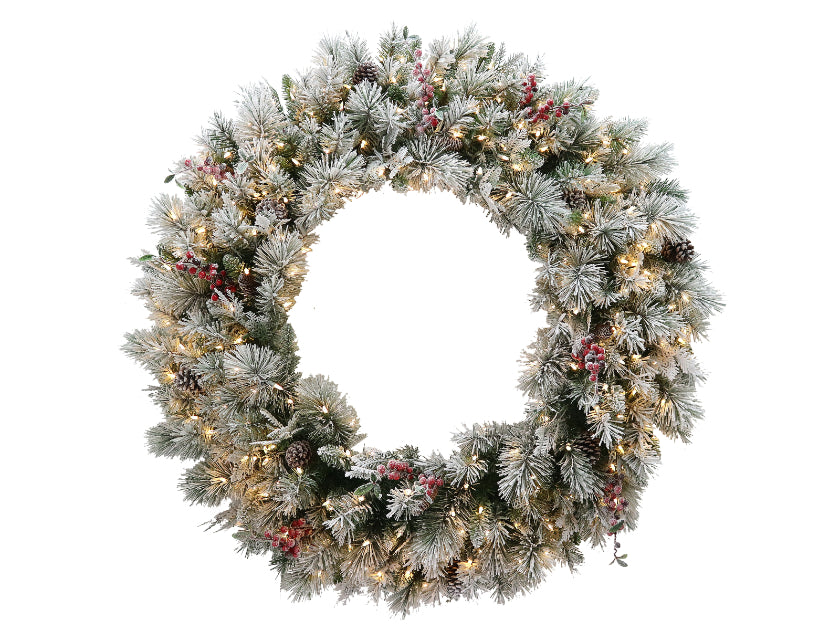 National Tree Company | Snowy Bedford Wreath
