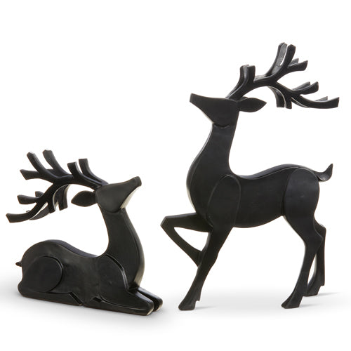 raz matte black posed reindeer